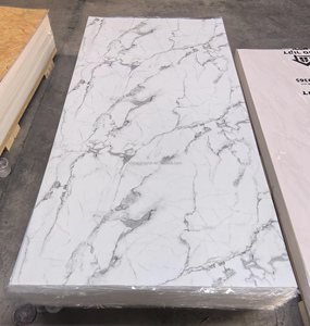 Panneau et plaque UV à texture marbre, haute brillance, résistant à l'eau et au feu, léger, pour la décoration intérieure - Product Image 1