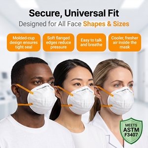 Masque respiratoire FFP2 en gros NB-2834, 4 couches, non tissé, protection anti-poussière, filtre jetable anti-poussière pour la prévention des épidémies - Product Image 2