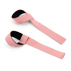 Logotipo personalizado Correas de levantamiento de pesas Entrenamiento de fuerza Acsesorios Correas de algodón para levantamiento de pesas - Product Image 3