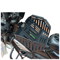 Sacs à bagages pour moto Mbiker PG1, porte-bagages - Installation simple, pas de perçage requis, capacité de charge de 10 à 15 kg, matériau Oxford, 45 L