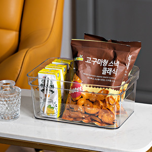 <b>Plastic</b> Storage <b>Bins</b> Rectangle Lidless Organizers For <b>Kitchen</b> Bathroom Desktop Small Snack Storage Boxes 6162 6163 6165 - Product Image 2