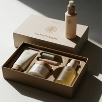 Emballage de boîte cadeau rigide écologique personnalisé, matériaux recyclés pour encre à base d'eau certifiée, biodégradable et compostable pour
