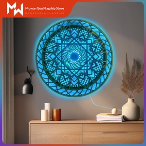 <span class=keywords><strong>Puzzle</strong></span> en bambou JG transfrontalier, <span class=keywords><strong>puzzle</strong></span> <span class=keywords><strong>3D</strong></span> stéréo, <span class=keywords><strong>puzzle</strong></span> personnalisé, lampe ronde à changement de couleur, lampe murale, bébé - Product Image 2