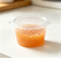 Contenants et coupelles à sauce jetables en PP transparent de qualité alimentaire, de 25 ml à 200 ml, pour l'emballage à emporter