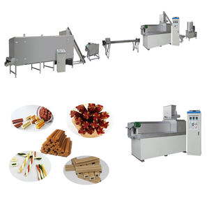 <span class=keywords><strong>XLS</strong></span>-80 360 soins dentaires chien mâcher friandises faisant la Machine chien bâton chien mâche ligne de Production de collations pour animaux de compagnie - Product Image 4