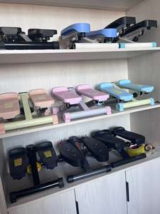 Mini stepper de <span class=keywords><strong>fitness</strong></span> pour l'exercice à domicile, machine d'entraînement à marches avec bande de résistance, capacité de charge supérieure à 300 lb, optionnelle - Product Image 4