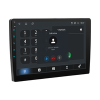 Reproductor de Audio para Auto Universal Doble DIN con Pantalla Táctil GPS, Carplay Inalámbrico y Android Auto, Radio para Auto Android de 10 Pulgadas