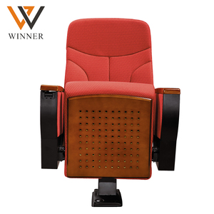 <span class=keywords><strong>Fauteuil</strong></span> <span class=keywords><strong>pliant</strong></span> de cinéma, auditorium ou salle de réunion, moderne, haut de gamme, en métal, bois et tissu, avec table d'écriture intégrée - Product Image 1