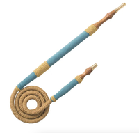 Tuyau de narguilé personnalisé de luxe d'usine OEM accessoires de Sheesha de narguilé avec la technique de miroir pour le narguilé chicha de pipe de Shisha