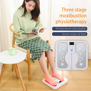 Masseur électrique à rouleaux pour pieds et jambes Shiatsu avec chaleur infrarouge, vibrations, compression d'<span class=keywords><strong>air</strong></span>, contrôle du temps, rechargeable par USB - Product Image 4