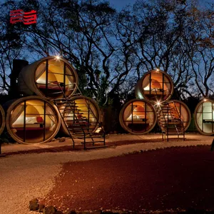 Cement Tubes Transformed Into Self-contained Cottages Are Unique Accommodation Experiences Public Art Installations