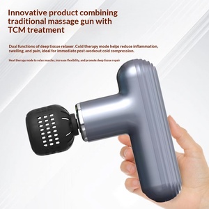 Professionelle Kabellose Faszienpistole mit Bürstenlosem Motor, Kalt-/Warm-Kompresse, Intelligente Vibration für Taille, Schulter und Nackenmassage - Product Image 3