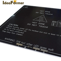 Nueva Placa Base para Impresora 3D Ideaformer, Cuadrada, de Aluminio, Negra, 214*214*3mm, 3 Meses de Garantía, FDM