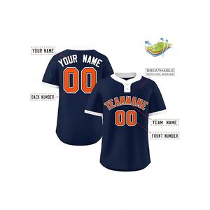 Wholesale Men's Blank Custom Logo Sportswear Sublimation Print <b>Baseball</b> Jersey - Product Image 4