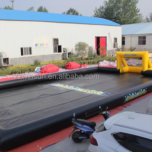 Terrain de football gonflable personnalisé WINSUN, <span class=keywords><strong>jeux</strong></span> sportifs, clôture extérieure, équipement de <span class=keywords><strong>tunnel</strong></span> de football gonflable commercial - Product Image 4
