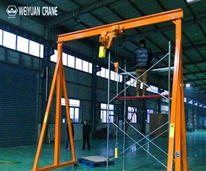 Gru a Portale <span class=keywords><strong>Mobile</strong></span> Universale da 5 Tonnellate con Portata di 15m, Paranco Elettrico su Pneumatici - Product Image 2