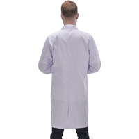 Vente flash - Blouse de laboratoire blanche unisexe réutilisable pour hôpital, médecin