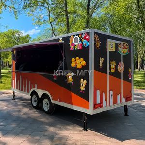 2025 Pizza Truck Mobile Juice Bar Commercial Bbq Catering <b>Deep</b> <b>Fryer</b> Food Concession Trailer Foodtruck Eu - Product Image 3
