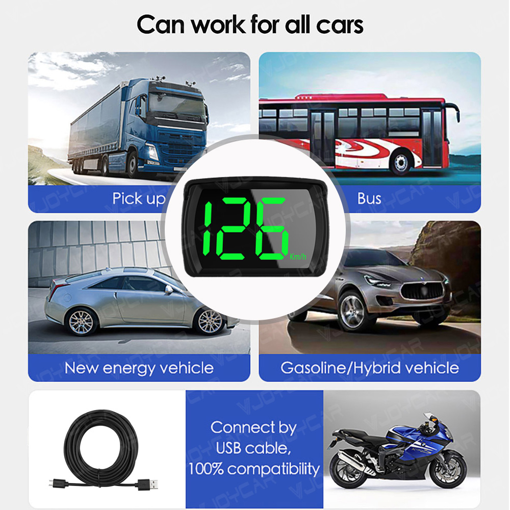 Black Car Hud Display, Obd+gps Head Up Display High Definition