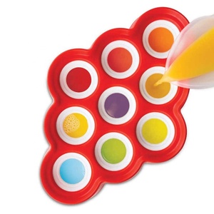 Silicona Mini DIY <span class=keywords><strong>Ice</strong></span> <span class=keywords><strong>Pops</strong></span> Moldes Maker Casero <span class=keywords><strong>Frozen</strong></span> Mini Popsicle Mold con 9 celdas - Product Image 2