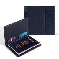 Dompet Pria Shangjin, Penutup Passport Motif Kulit Kadal, Kulit PU, Dompet Perjalanan Custom, Anti RFID untuk Pria, Hadiah Liburan