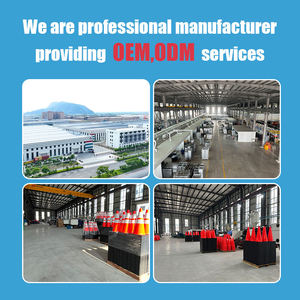 Cono De Seguridad 18 "28" 36 "Cône de sécurité routière en PVC Australie Base noire Cône de construction orange avec réfléchissant personnalisé - Product Image 6