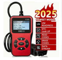 Escáner de Vehículos OBD2 V100 - Lector de Códigos de Error del Motor y Herramienta de Diagnóstico
