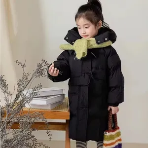 뜨거운 판매 방풍 소녀 경량 어린이 겉옷 방수 맞춤형 고급 패브릭 키즈 다운 재킷 코트