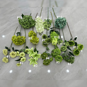 Pieza central <span class=keywords><strong>de</strong></span> Mesa <span class=keywords><strong>de</strong></span> flores mixtas moradas, hecha a mano, realista, Real Touch, alta calidad, Artificial para fiesta, boda - Product Image 4