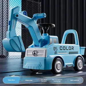 Escavatore Cavalcabile per Bambini in Plastica ABS 2026, Grande Dimensione, Veicolo da Costruzione per Esterni, Giocattolo per Bambini - Product Image 2