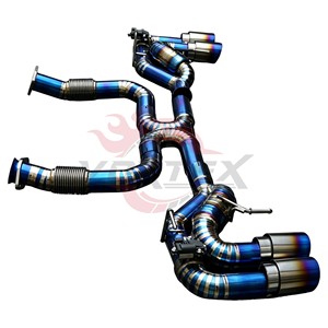 ท่อไอเสียแบบ Catback วาล์วไทเทเนียมสุดหรู Vortex สำหรับ Chevrolet Corvette C8 6.2L V8 ปี 2020-2025 ควบคุมด้วยรีโมท น้ำหนักเบา สีฟ้า ไม่รบกวนการบินโดรน - Product Image 2