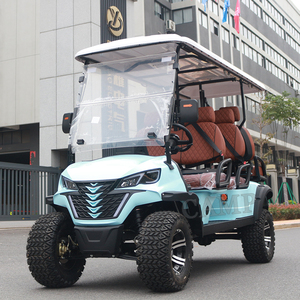 Trại 72V pin lithium năng lượng mặt trời Powered 6 chỗ ngồi Xe golf off road Buggy 4 bánh xe Câu lạc bộ xe điện Golf giỏ hàng Xe tay ga - Product Image 1