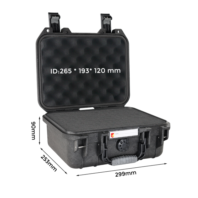 RPC1213 Customizable Dustproof Outdoor PP IP67 Waterproof Shockproof Protective Carrying Plastic Case