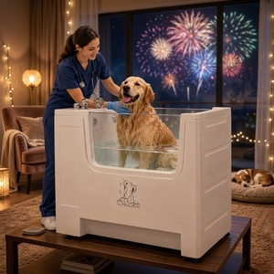 Équipement de toilettage pour chiens en acrylique blanc classique, prix d'usine, fiable - Product Image 1