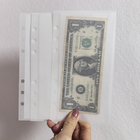 Usine BASSE quantité minimale de commande Système d'enveloppe de trésorerie Planificateur budgétaire Défi d'économie d'argent A6 Poche laminée en vélin personnel