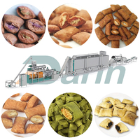 Ligne d'extrusion automatique de snacks fourrés |   Machine à fabriquer des barres de céréales de maïs soufflé en forme de tube avec garniture au chocolat