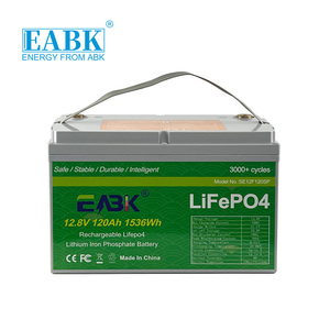 Batterie rechargeable LiFePO4 12V 120Ah OEM ODM à semi-conducteurs avec BMS, 3000+ cycles, pour énergie solaire - Product Image 3
