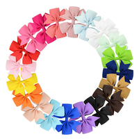 Lazos para el Pelo de Niñas de 3 Pulgadas con Cinta de Grosgrain y Pinzas Estilo Boutique