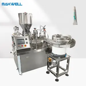 MAKWELL Automatic Cosmetic Cream And Toothpaste Tube Filling And Sealing Machine