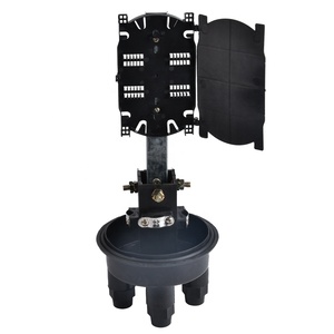 Lenew <span class=keywords><strong>FTTH</strong></span> Đen Dome Hộp thiết bị đầu cuối 2 trong 2 ra 96 lõi sợi quang Splice đóng cửa - Product Image 4