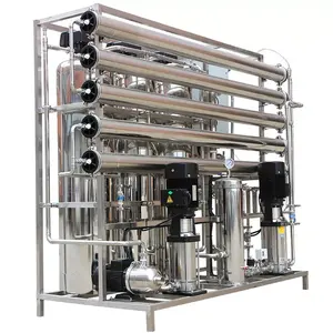 Planta de Tratamiento de sistema de agua ro 2000 LPH dispensador de agua industrial con sistema ro con certificación CE
