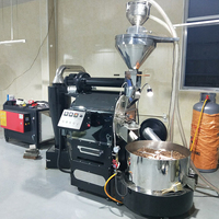 Tostador de Café Automático de Gas de Alta Calidad Dongyi de 20 kg en Venta, Versión con Tecla de Presión, Artículo Económico