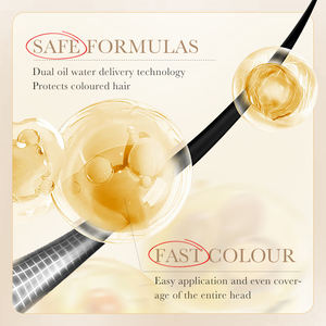 Crème colorante pour <span class=keywords><strong>cheveux</strong></span> SADOER à l'huile de <span class=keywords><strong>noix</strong></span> marocaine, essence végétale, teinture noire, coloration rapide, 4 en 1, semi-permanente, à base de plantes, qualité supérieure - Product Image 4