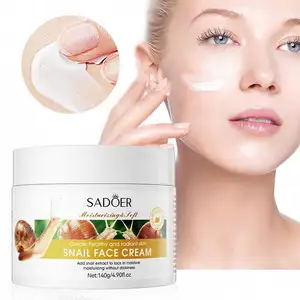 Elastin Lady Cream Sadoer Fournisseur Marque privée Rides du visage Anti-âge Hydratant Collagène d'escargot