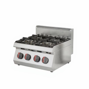 Cocina de Gas Comercial CHT de Acero Inoxidable con 4 Quemadores, 11000W de Potencia, Fácil Limpieza, <span class=keywords><strong>para</strong></span> Restaurantes y Hoteles - Product Image 2