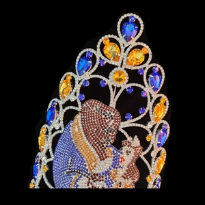 Tiara <span class=keywords><strong>de</strong></span> <span class=keywords><strong>Corona</strong></span> <span class=keywords><strong>de</strong></span> Reina <span class=keywords><strong>de</strong></span> <span class=keywords><strong>la</strong></span> <span class=keywords><strong>Bella</strong></span> <span class=keywords><strong>y</strong></span> <span class=keywords><strong>la</strong></span> <span class=keywords><strong>Bestia</strong></span> para Niñas, Tecnología <span class=keywords><strong>de</strong></span> Incrustación con Garras para Fiestas <span class=keywords><strong>de</strong></span> Aniversario <span class=keywords><strong>y</strong></span> Concursos - Product Image 4