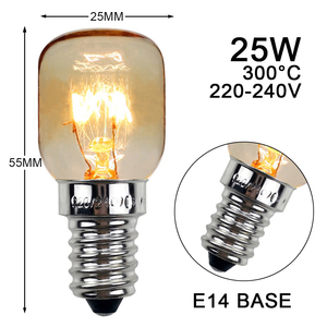 15W25W haute température <span class=keywords><strong>300</strong></span> degrés <span class=keywords><strong>four</strong></span> micro-ondes fumé <span class=keywords><strong>ampoule</strong></span> cristal de sel - Product Image 4