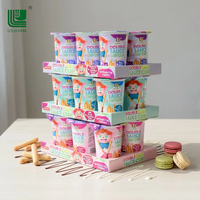 Biscuits en forme de doigts au chocolat solide, laitier, sucré, HALAL, personnalisés en gros par Luyuan
