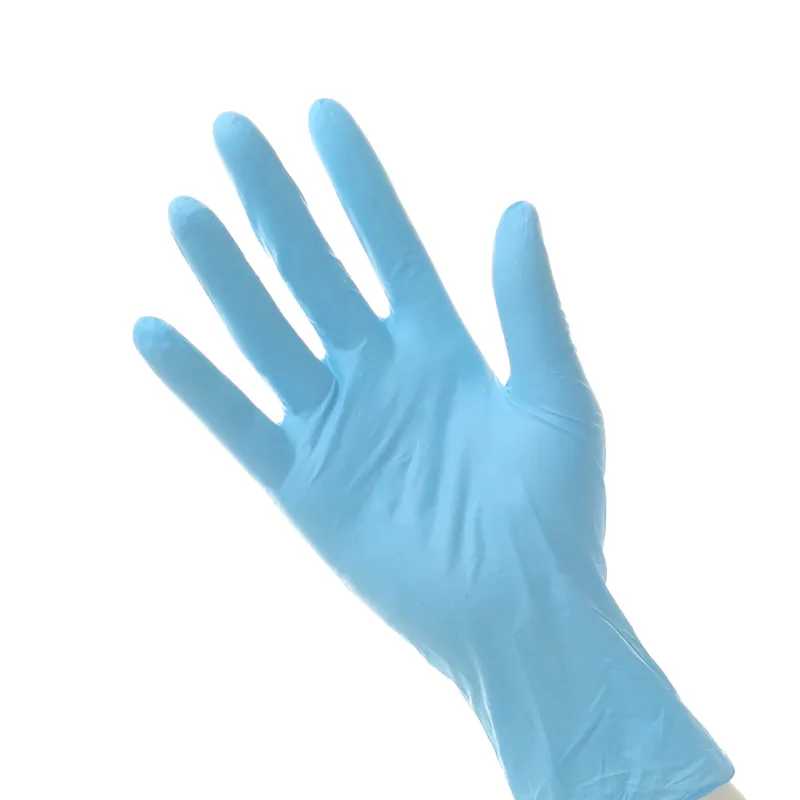 ニトリル試験用手袋使い捨てニトリル試験用手袋信頼性の高い保護のためのプレミアム品質の青いニトリル手袋