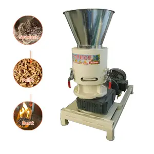 Hot Selling 1-2 T/h Wood Sawdust Biomass Wood Log Biofuel Pellet Machine Mill In Pellet Processing Machines